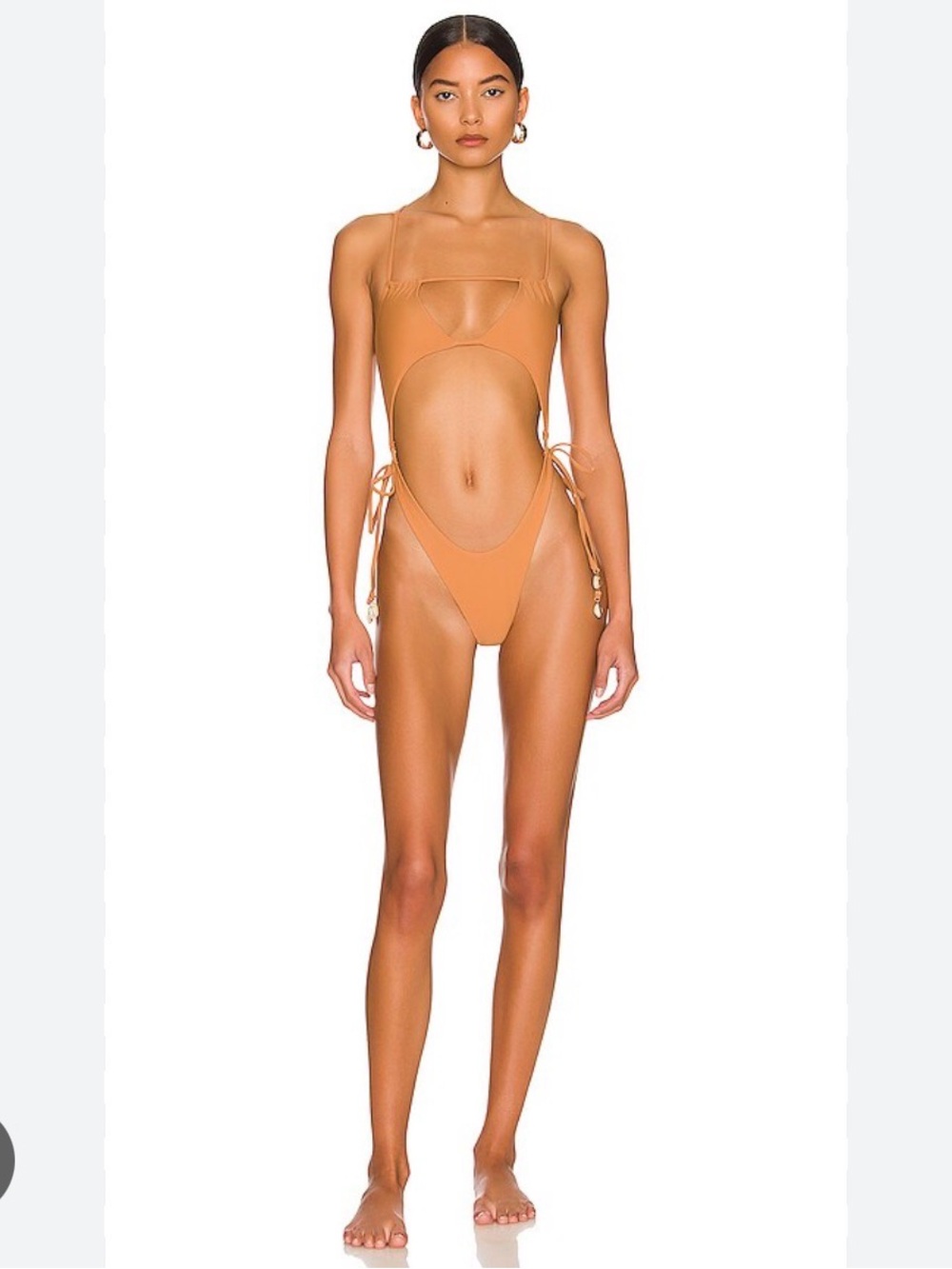 CAMILA COELHO Dalida One Piece in Clay
